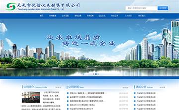 自貢黑羽網(wǎng)絡網(wǎng)頁制作案例- 天長市優(yōu)信儀表銷售有限公司